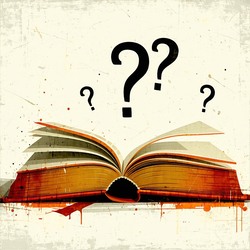 asking qustions about a book